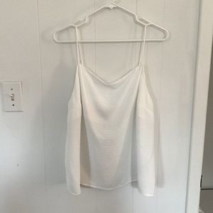 Pleione White Summer Tank Top